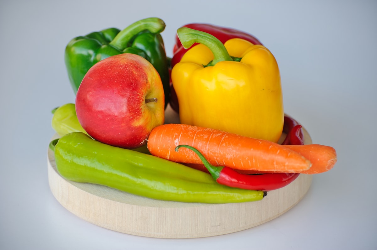 Nourishing vegetable soup in white bowl
